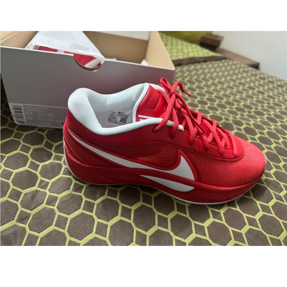 Nike Red and White Athletic Shoes